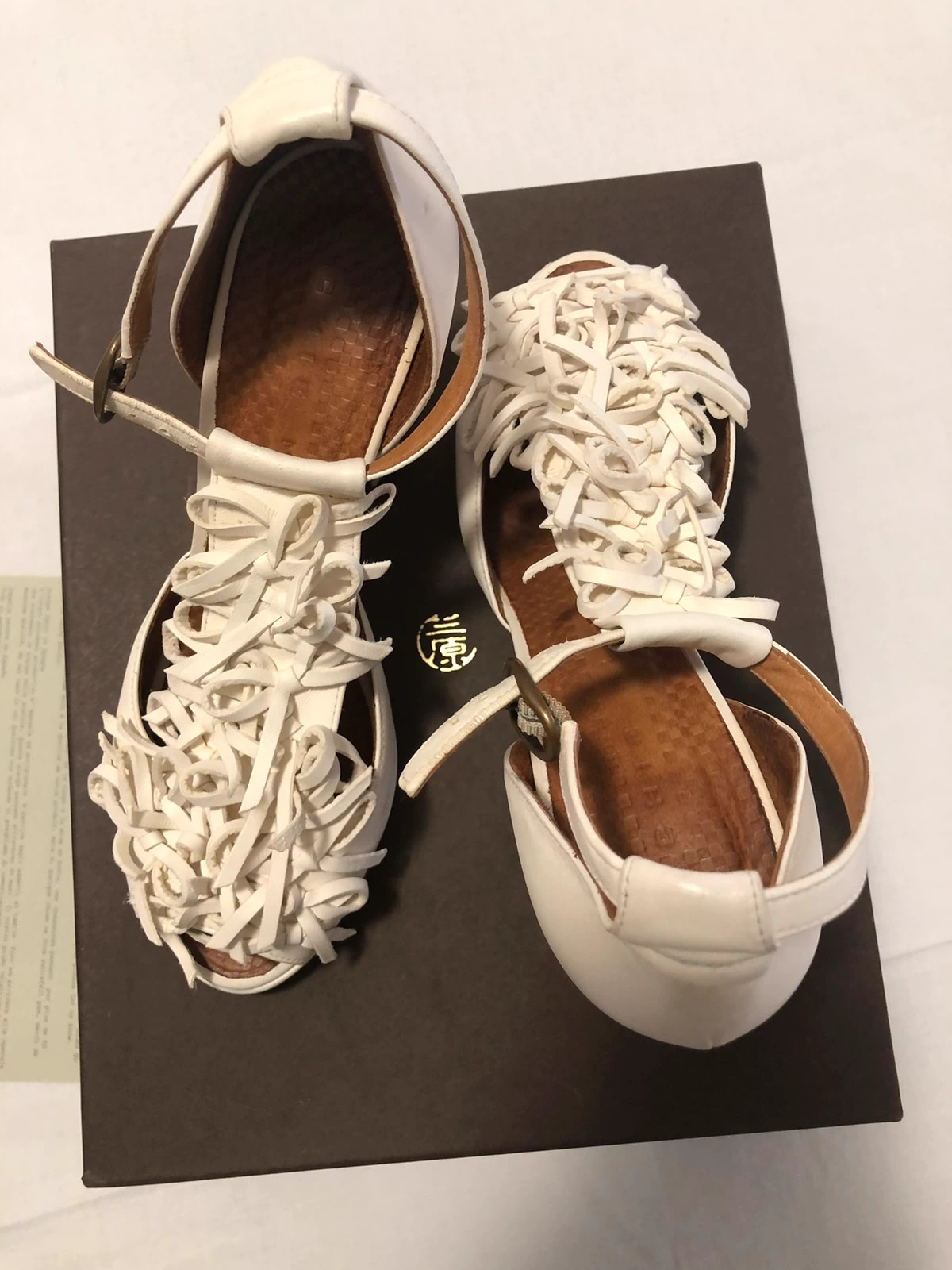 Sandalias novia lazos crema de Chie Mihara Vinted