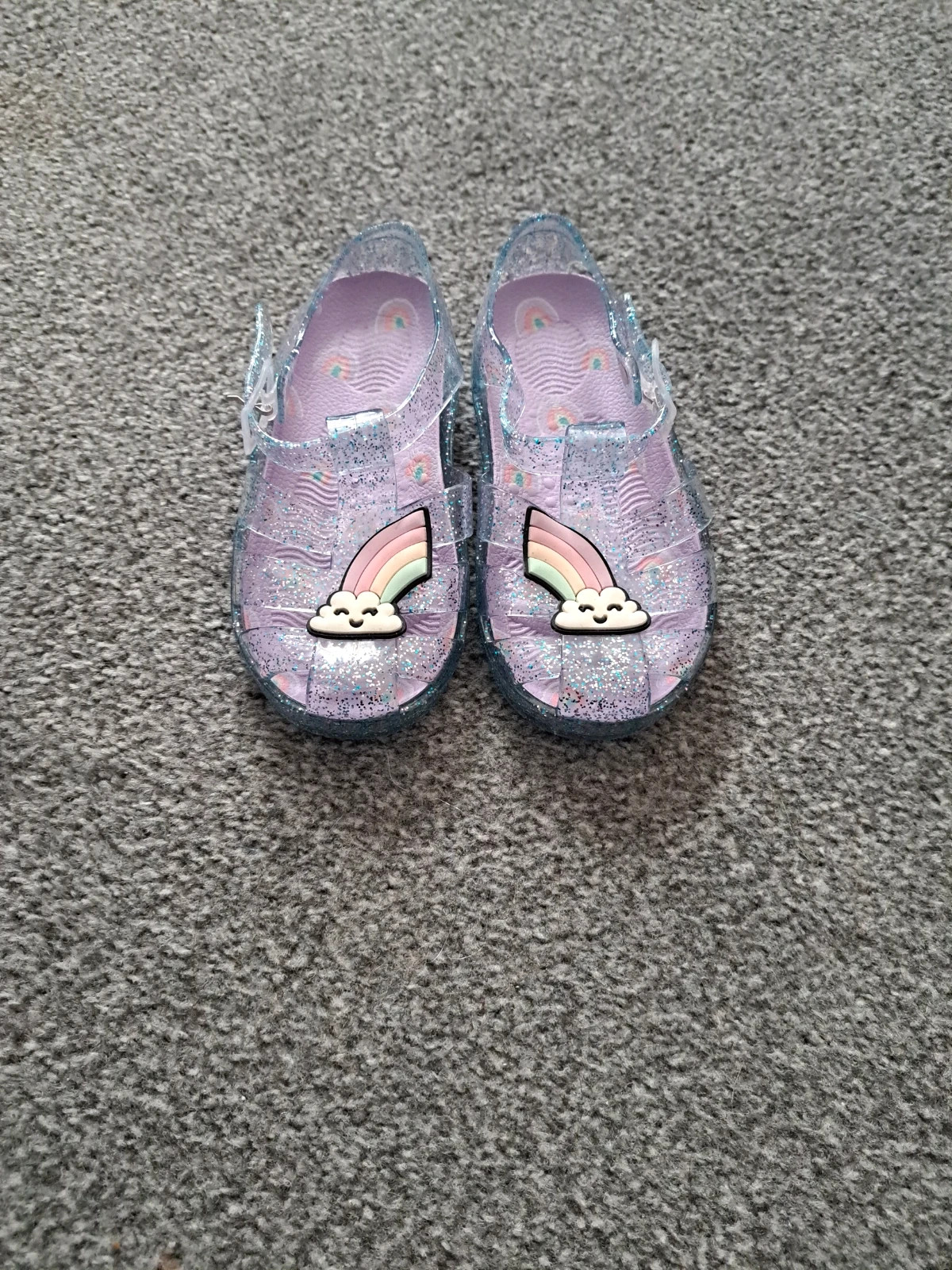 Primark size 7 rainbow jelly shoes Vinted